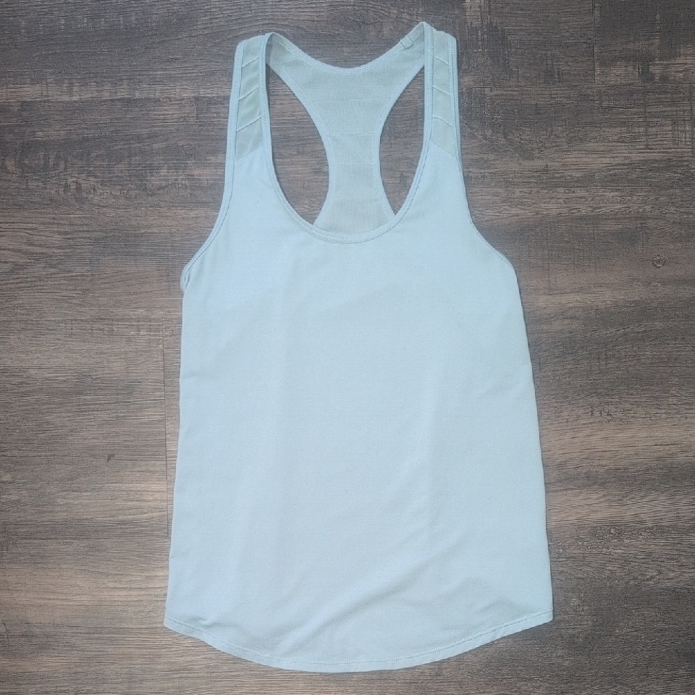 Light Blue Racerback Tank Top